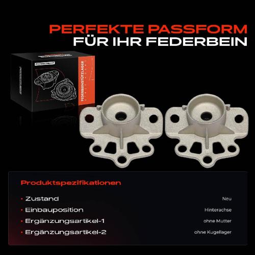 2x Domlager Federbeinstütz lager für Alfa Romeo Mito 955 Fiat Opel Corsa D Bild 2x Domlager Federbeinstütz lager für Alfa Romeo Mito 955 Fiat Opel Corsa D