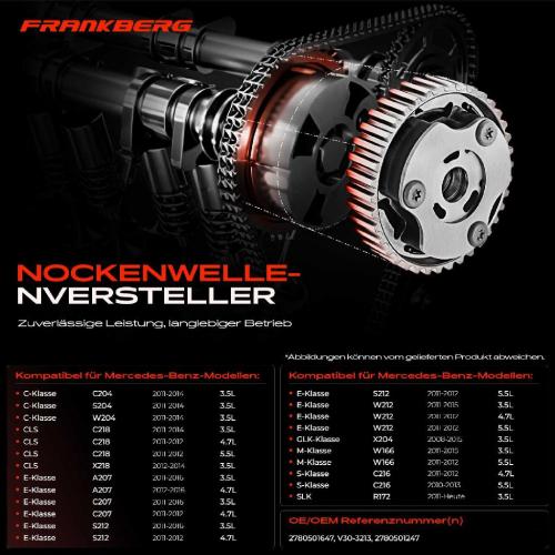 1x Nockenwellenversteller für Mercedes-Benz W204 W212 C218 S212 W166 Bild 1x Nockenwellenversteller für Mercedes-Benz W204 W212 C218 S212 W166
