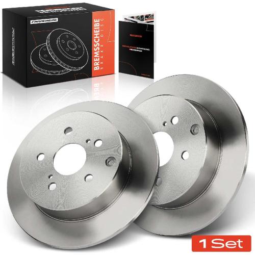 2x Bremsscheiben Hinterachse für Toyota Corolla Verso 1.6L 1.8L 2.0L 2.2L 2004-2009 Bild 2x Bremsscheiben Hinterachse für Toyota Corolla Verso 1.6L 1.8L 2.0L 2.2L 2004-2009