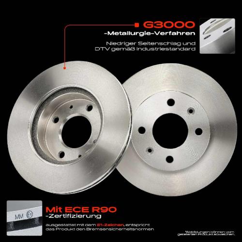 2x Bremsscheiben 4x Bremsbeläge Vorderachse für Hyundai i10 PA KIA Picanto BA SA 1.1L 1.2L 1.0L 2004-2013 Bild 2x Bremsscheiben 4x Bremsbeläge Vorderachse für Hyundai i10 PA KIA Picanto BA SA 1.1L 1.2L 1.0L 2004-2013