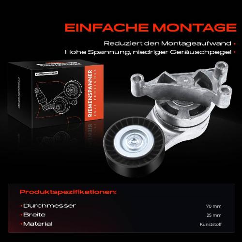 1x Spannrolle Riemenspanner für VW Golf 5 6 Passat Audi A3 TT Seat Altea Skoda 2.0L Bild 1x Spannrolle Riemenspanner für VW Golf 5 6 Passat Audi A3 TT Seat Altea Skoda 2.0L