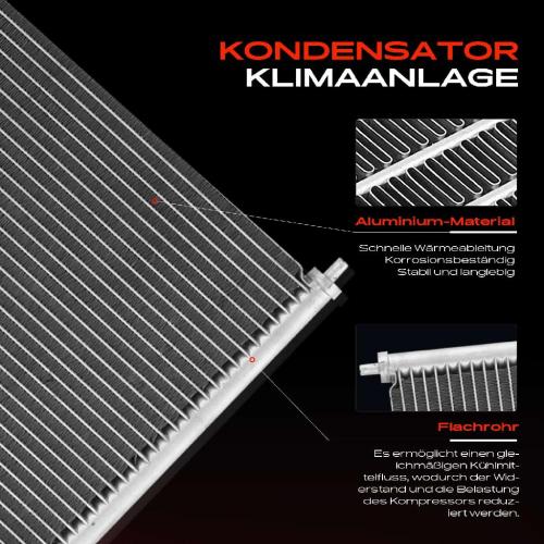 Frankberg 1x Kondensator Klimaanlage für Mazda 323 F VI 323 S VI 1.6L 2.0L 1998-2004 Bild Frankberg 1x Kondensator Klimaanlage für Mazda 323 F VI 323 S VI 1.6L 2.0L 1998-2004