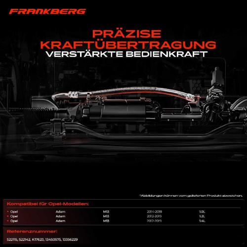 1x Seilzug Feststellbremse Hinterachse beidseitig für Opel Adam M13 1.0L 1.2L 1.4L 2012-2019 Bild 1x Seilzug Feststellbremse Hinterachse beidseitig für Opel Adam M13 1.0L 1.2L 1.4L 2012-2019