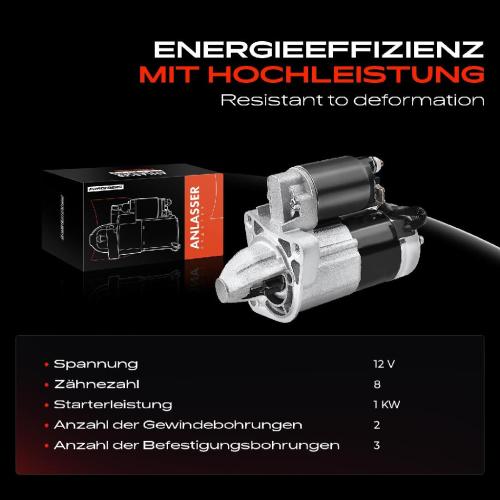Frankberg 1x Anlasser Starter für Mazda 323 C V F VI S Demio MX-3 MX-5 II Xedos 6 1.5L 1.8L 1.3L 1.6L 1993-2005 Bild Frankberg 1x Anlasser Starter für Mazda 323 C V F VI S Demio MX-3 MX-5 II Xedos 6 1.5L 1.8L 1.3L 1.6L 1993-2005