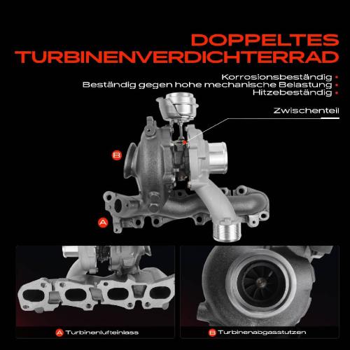 Frankberg 1x Turbolader Abgaskrümmer Einheit für Fiat Croma Opel Astra H Caravan GTC Kasten/Kombi Twintop Signum Saab Bild Frankberg 1x Turbolader Abgaskrümmer Einheit für Fiat Croma Opel Astra H Caravan GTC Kasten/Kombi Twintop Signum Saab