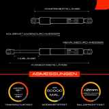 1x Gasfeder Dämpfer Heckklappe BMW 5er E60 Limousine 2003-2010