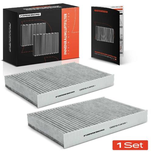 2x Innenraumfilter Aktivkohle für Peugeot 508 I 8D 8E 2010-2018 2.2L 96716537 Bild 2x Innenraumfilter Aktivkohle für Peugeot 508 I 8D 8E 2010-2018 2.2L 96716537