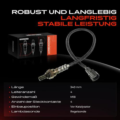 Frankberg 1x Lambdasonde Regelsonde Vor Katalysator für Toyota Avensis Liftback T22 Carina E T19 1.6L 1992-2000 Bild Frankberg 1x Lambdasonde Regelsonde Vor Katalysator für Toyota Avensis Liftback T22 Carina E T19 1.6L 1992-2000