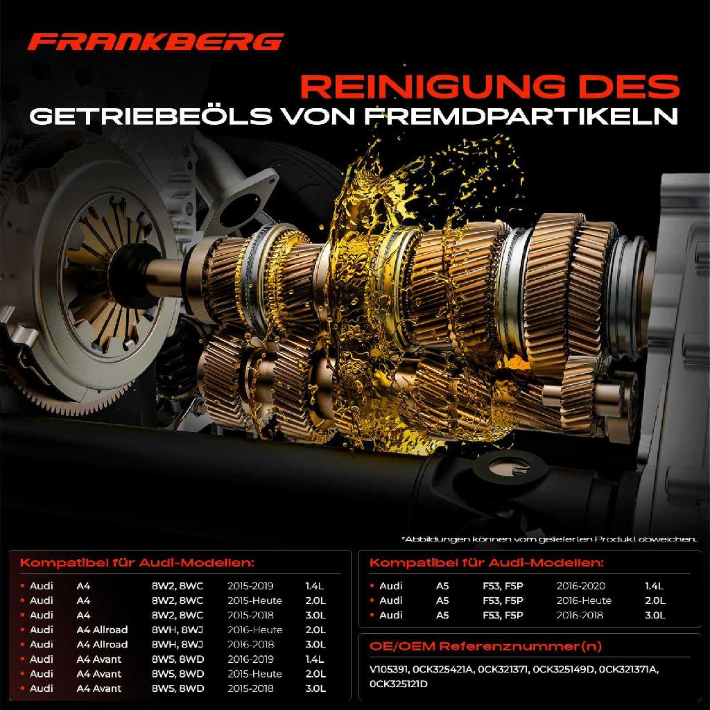 1x Hydraulikfiltersatz Automatikgetriebe für Audi A4 8W A5 F5 A6 4A A7 4K Q5