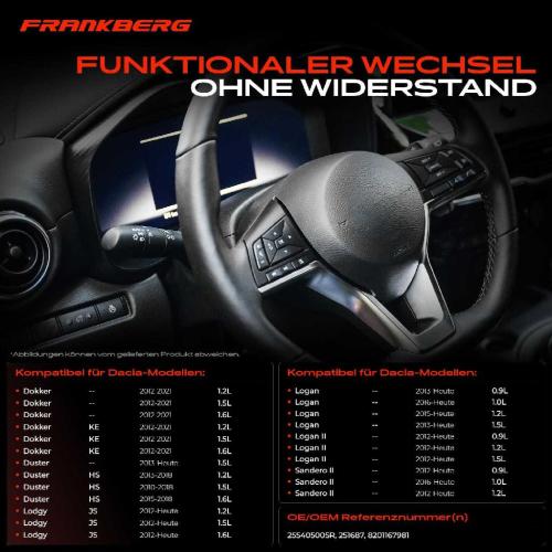 1x Kombischalter Lenkstockschalter für Dacia Duster Logan 2 Renault Clio 4 Twingo Bild 1x Kombischalter Lenkstockschalter für Dacia Duster Logan 2 Renault Clio 4 Twingo