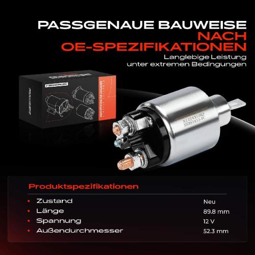 1x Magnetschalter Starter für Ford Fiesta 4 5 Focus 2 Fusion C-Max Volvo C30 V50 Bild 1x Magnetschalter Starter für Ford Fiesta 4 5 Focus 2 Fusion C-Max Volvo C30 V50