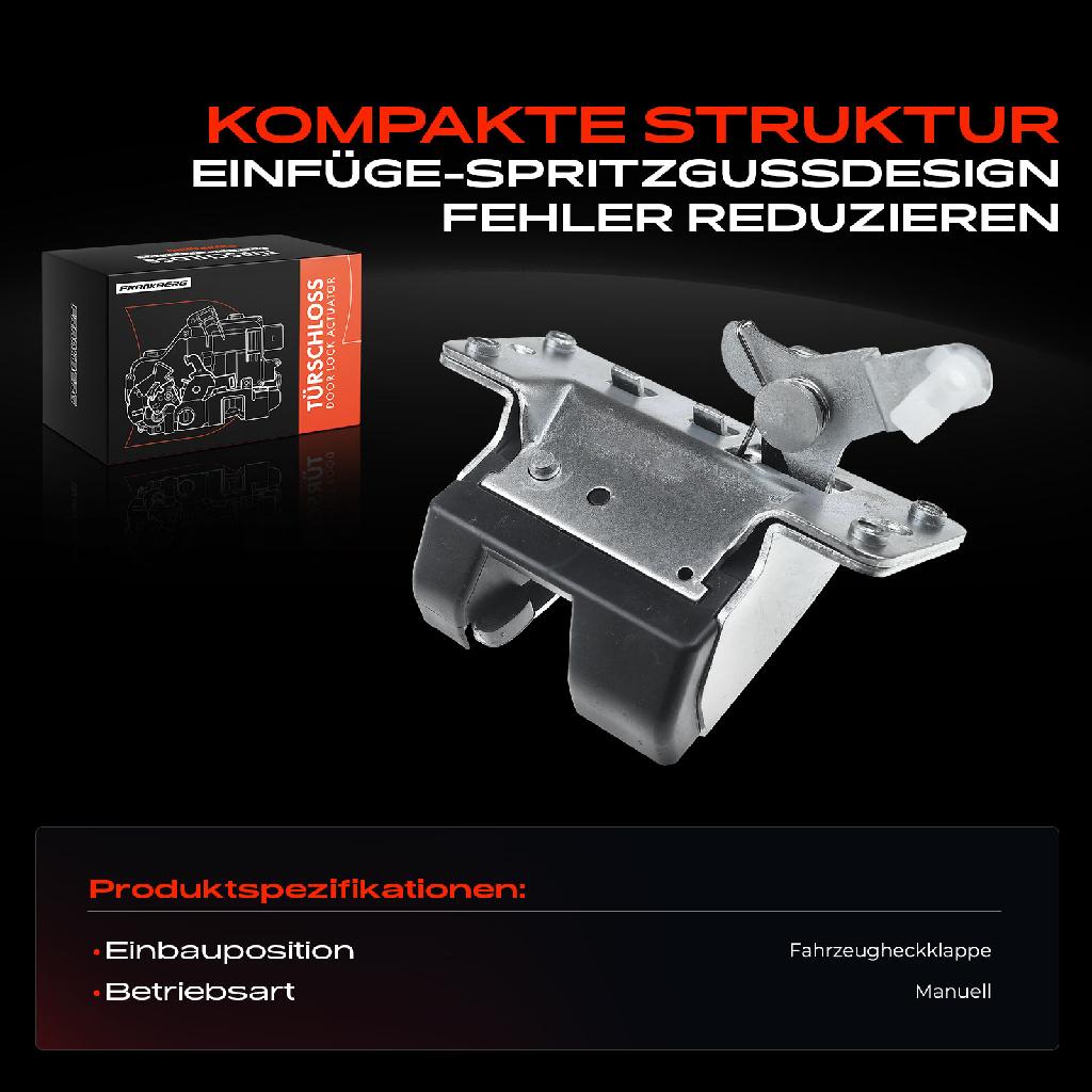 1x Türschloss Fahrzeugheckklappe für Opel Astra G Caravan Combo Meriva Zafira A