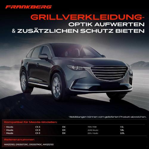 2x Zierleiste Schutzleiste Stoßfänger Vorne für Mazda CX-3 DK 1.5L Bj ab 2015 Bild 2x Zierleiste Schutzleiste Stoßfänger Vorne für Mazda CX-3 DK 1.5L Bj ab 2015