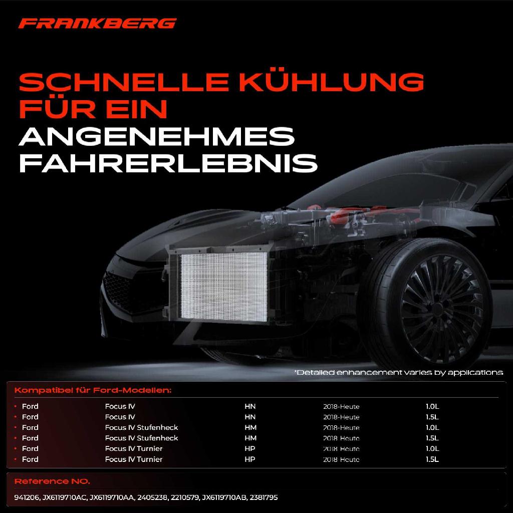 1x Kondensator Klimaanlage für Ford Focus IV 1.0L 1.5L Bj ab 2018