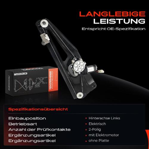 1x Fensterheber Hinten Links für Land Rover III LM L322 02-12 Bild 1x Fensterheber Hinten Links für Land Rover III LM L322 02-12