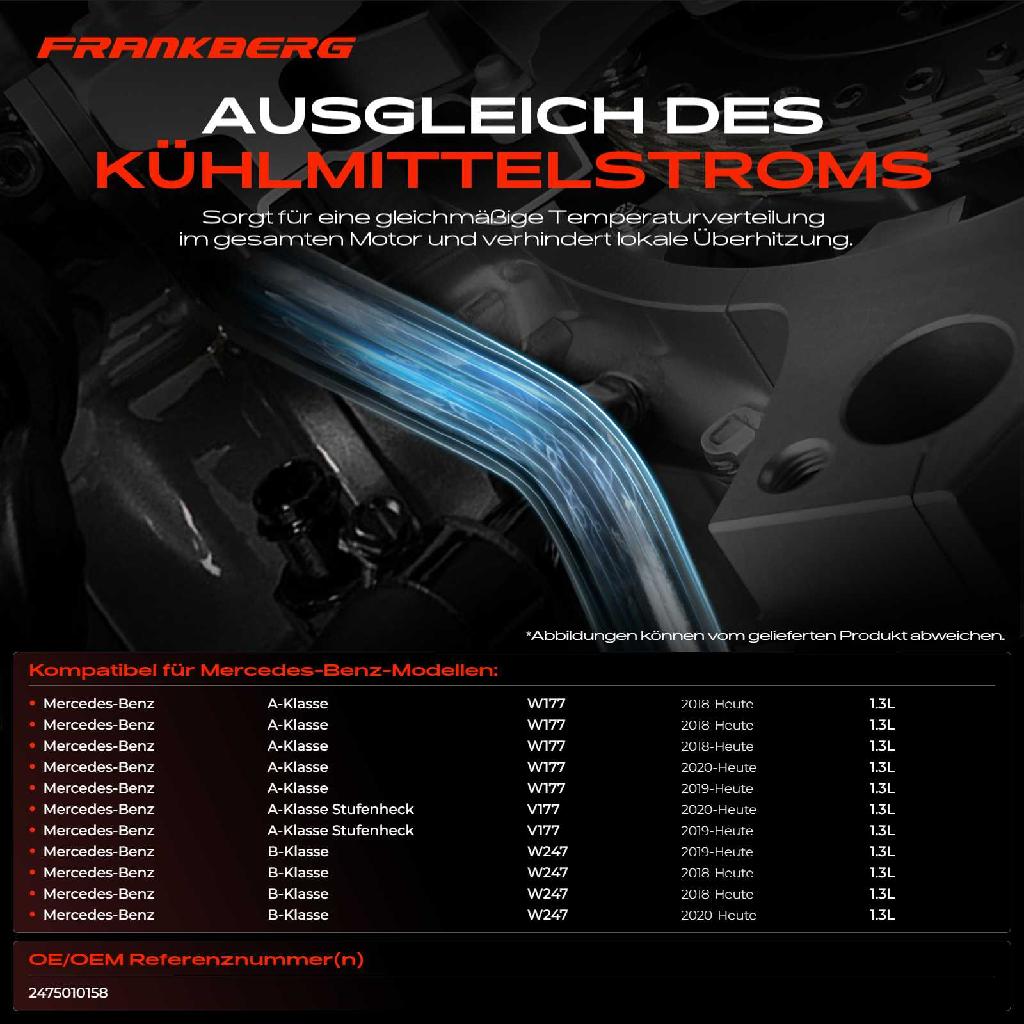 1x Kühlerschlauch Wasserschlauch für Mercedes-Benz CLA C118 X118 W177 GLA H247