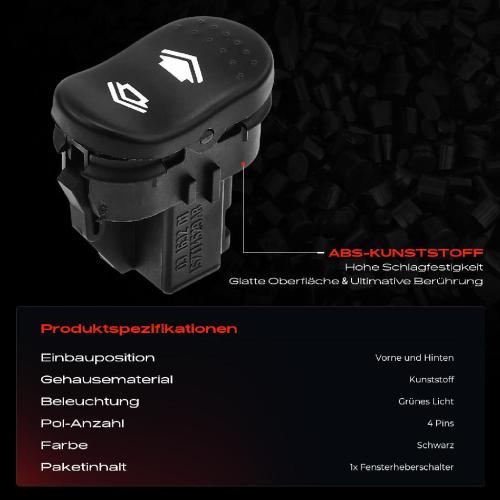 2x Fensterheberschalter für Ford Escort Mondeo Transit Bild 2x Fensterheberschalter für Ford Escort Mondeo Transit