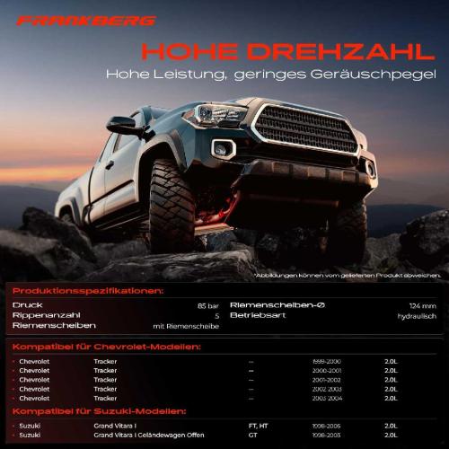 1x Servopumpe hydraulisch für Chevrolet Tracker Suzuki Grand Vitara I GT FT 2.0L Bild 1x Servopumpe hydraulisch für Chevrolet Tracker Suzuki Grand Vitara I GT FT 2.0L