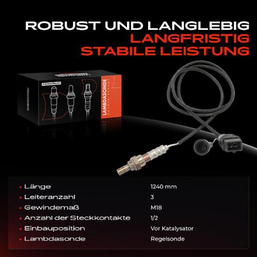 Frankberg 1x Lambdasonde Regelsonde Vor Katalysator für VW Golf II Audi 80 90 100 Alfa Romeo 75 Lancia Volvo Bild Frankberg 1x Lambdasonde Regelsonde Vor Katalysator für VW Golf II Audi 80 90 100 Alfa Romeo 75 Lancia Volvo