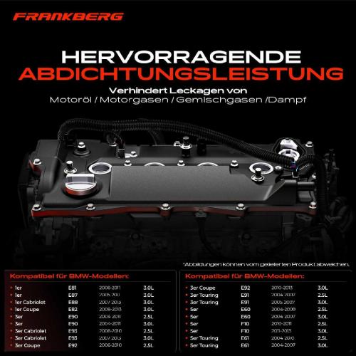 1x Ventildeckel Zylinderkopfhaube für BMW E81 E90 E91 E60 E61 E63 E84 E83 E70 E86 Bild 1x Ventildeckel Zylinderkopfhaube für BMW E81 E90 E91 E60 E61 E63 E84 E83 E70 E86