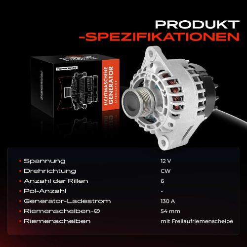 1x Lichtmaschine Generator für Saab 9-3 YS3F 9-3X 9-5 YS3E Cadillac BLS Wagon Bild 1x Lichtmaschine Generator für Saab 9-3 YS3F 9-3X 9-5 YS3E Cadillac BLS Wagon