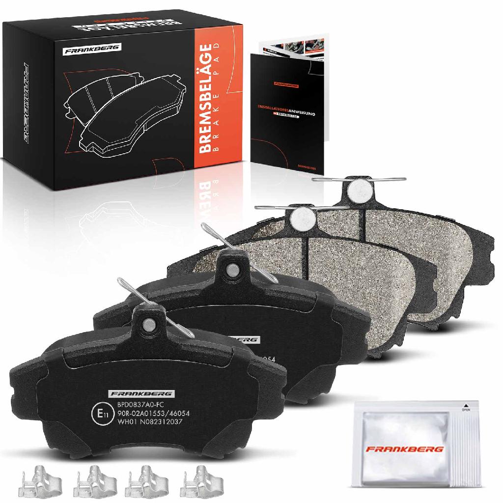 4x Bremsbeläge Vorderachse für Mitsubishi Carisma Stufenheck Colt CZC Cabriolet VI Smart Forfour