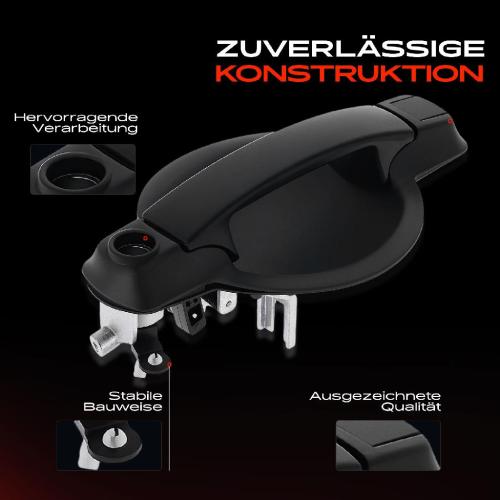 1x Türgriff Hinten Links außen für Fiat Doblo MPV Kasten/MPV 1.2L 1.4L 1.6L 1.9L 2001-2010 Bild 1x Türgriff Hinten Links außen für Fiat Doblo MPV Kasten/MPV 1.2L 1.4L 1.6L 1.9L 2001-2010