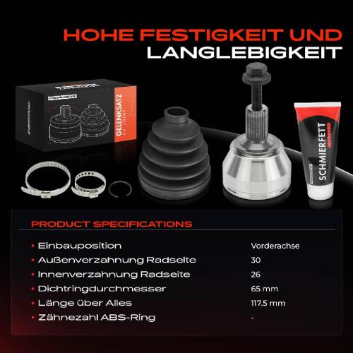 1x Antriebswelle Gelenksatz Vorderachse für Mercedes-Benz A-Klasse W177 GLA H247 GLB X247 Bild 1x Antriebswelle Gelenksatz Vorderachse für Mercedes-Benz A-Klasse W177 GLA H247 GLB X247
