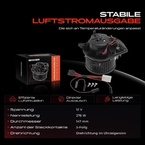 Frankberg 1x Gebläsemotor Innenraumgebläse für Citroën Xantia/Xantia Break X1, X2 1993-2003 Bild Frankberg 1x Gebläsemotor Innenraumgebläse für Citroën Xantia/Xantia Break X1, X2 1993-2003