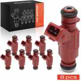 Frankberg 8x Einspritzventil Einspritzdüse für Mercedes-Benz W203 W211 C215 C208 R171 W463