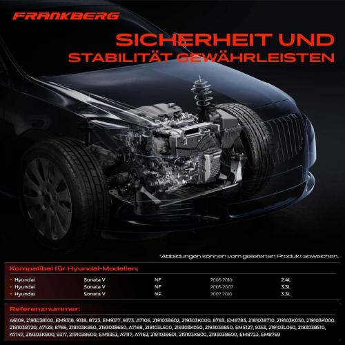 3x Motorlager Vorne und Hinten für Hyundai Sonata V NF 2.4L 3.3L Bild 3x Motorlager Vorne und Hinten für Hyundai Sonata V NF 2.4L 3.3L
