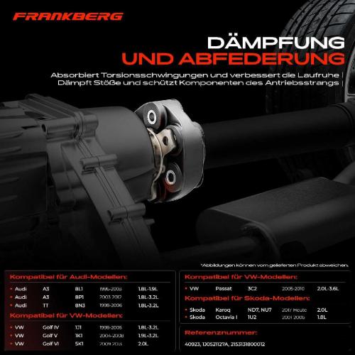 1x Gelenkscheibe Hardyscheibe Kardanwelle für VW Golf 4 5 Bora Tiguan Audi A3 8P TT Seat Skoda Bild 1x Gelenkscheibe Hardyscheibe Kardanwelle für VW Golf 4 5 Bora Tiguan Audi A3 8P TT Seat Skoda