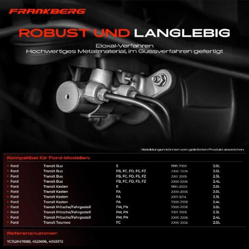 1x Hauptbremszylinder Bremszylinder für Ford Transit E FA FB FC FD FS FZ FM FN Tourneo Bild 1x Hauptbremszylinder Bremszylinder für Ford Transit E FA FB FC FD FS FZ FM FN Tourneo