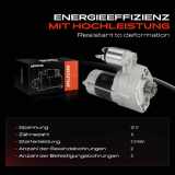 1x Anlasser Starter für Nissan Cabstar Murano II Van NP300 Navara Pick-up Pritsche/Fahrgestell