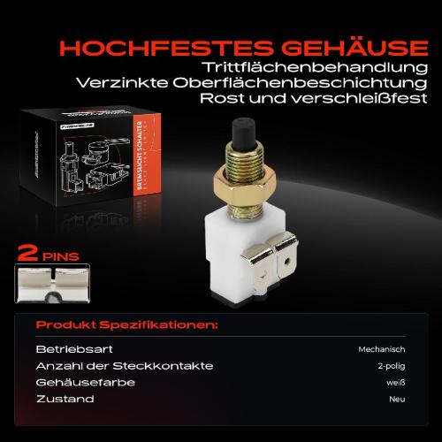 1x Bremslichtschalter für Citroën Saxo AX BX Peugeot 205 I Renault 4 5 Talbot Samba Bild 1x Bremslichtschalter für Citroën Saxo AX BX Peugeot 205 I Renault 4 5 Talbot Samba