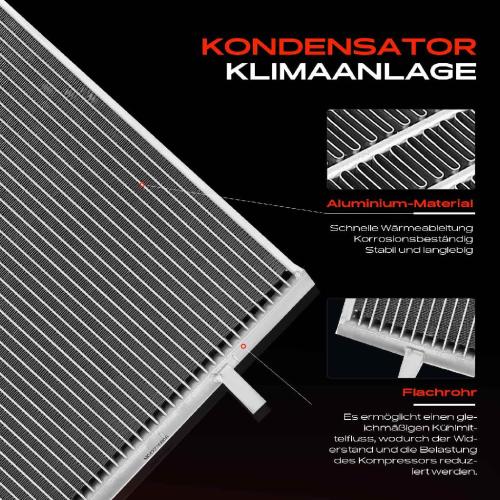 Frankberg 1x Kondensator Klimaanlage für Mazda 3 Stufenheck BL 2008-2013 Bild Frankberg 1x Kondensator Klimaanlage für Mazda 3 Stufenheck BL 2008-2013