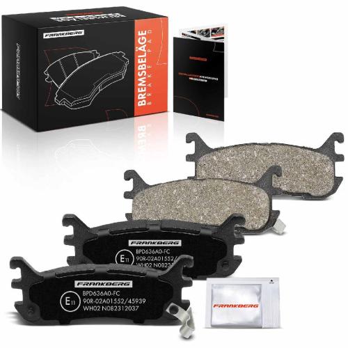 Frankberg 4x Bremsbeläge Hinterachse für Mazda MX-5 I II NA NB 1.6L 1.8L 1990-2003 1990-2003 Bild Frankberg 4x Bremsbeläge Hinterachse für Mazda MX-5 I II NA NB 1.6L 1.8L 1990-2003 1990-2003