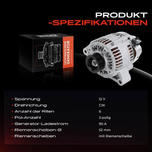 1x Lichtmaschine Generator für Lexus LX UZJ100 Toyota Land Cruiser 100 J1 4.7L Bild 1x Lichtmaschine Generator für Lexus LX UZJ100 Toyota Land Cruiser 100 J1 4.7L