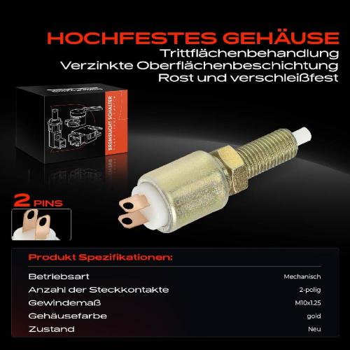 1x Bremslichtschalter für Nissan Patrol III Hardtop Station Wagon Pick-up Prairie Bild 1x Bremslichtschalter für Nissan Patrol III Hardtop Station Wagon Pick-up Prairie