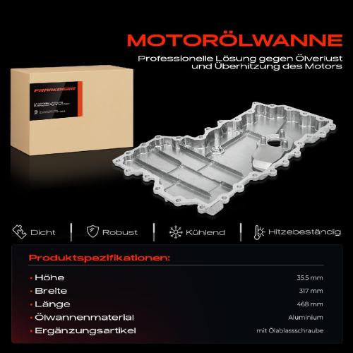Frankberg 1x Ölwanne Motorölwanne für BMW F12 F13 F01 F02 F03 F04 F07 F10 F18 Alpina Bild Frankberg 1x Ölwanne Motorölwanne für BMW F12 F13 F01 F02 F03 F04 F07 F10 F18 Alpina