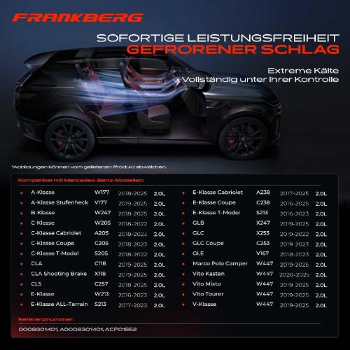 Frankberg 1x Klimakompressor für Mercedes-Benz E-Klasse V-Klasse Vito 2.0L Bild Frankberg 1x Klimakompressor für Mercedes-Benz E-Klasse V-Klasse Vito 2.0L