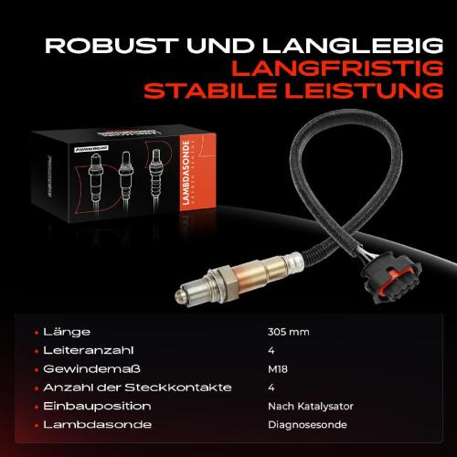 1x Lambdasonde Diagnosesonde Nach Katalysator für Opel Agila (A) Astra G Cabriolet CC Coupe Stufenheck Astra H Bild 1x Lambdasonde Diagnosesonde Nach Katalysator für Opel Agila (A) Astra G Cabriolet CC Coupe Stufenheck Astra H