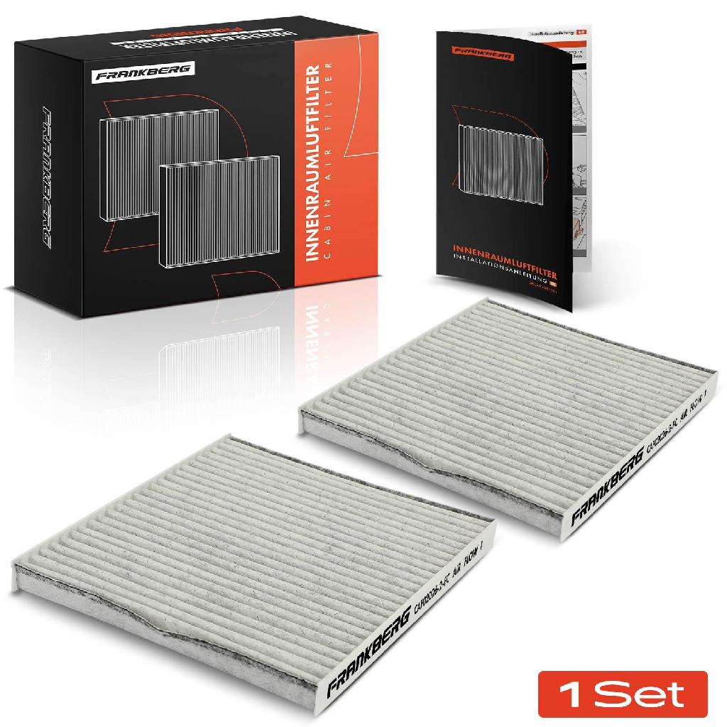 2x Innenraumfilter Aktivkohle für Fiat 500 Panda 169 Ford KA Lancia Ypsilon