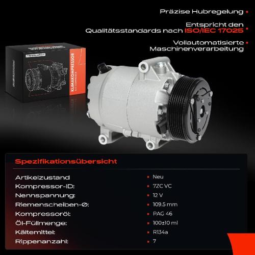 1x Klimakompressor für Renault Espace IV JK0/1 1.9L 2.0L 2.2L 2004-2021 Bild 1x Klimakompressor für Renault Espace IV JK0/1 1.9L 2.0L 2.2L 2004-2021