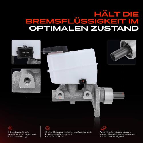1x Hauptbremszylinder Bremszylinder für Hyundai Atos MX 1998-2003 1.0L Bild 1x Hauptbremszylinder Bremszylinder für Hyundai Atos MX 1998-2003 1.0L