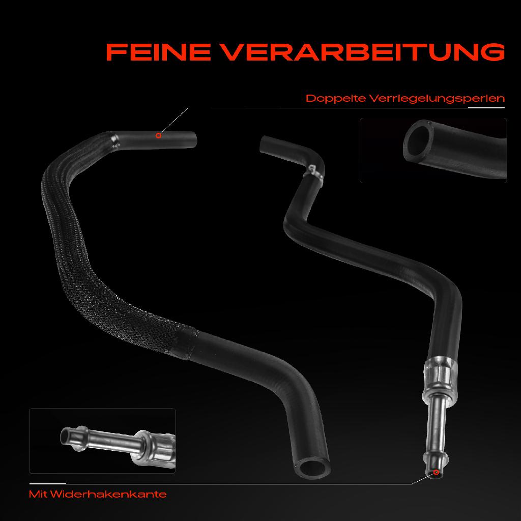 2x Hydraulikschlauch Lenkung für BMW 5 5er E39 7er E38 2.0L-3.0L 1995-2004