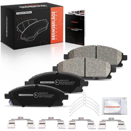 4x Bremsbeläge Vorderachse für Infiniti Q45 II QX4 Nissan Pathfinder X-Trail 1997-2008 Bild 4x Bremsbeläge Vorderachse für Infiniti Q45 II QX4 Nissan Pathfinder X-Trail 1997-2008