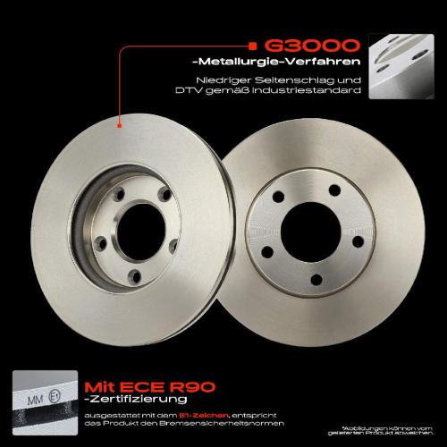 Frankberg 2x Bremsscheiben Vorderachse für Mazda 3 Stufenheck 5 1.4L 1.6L 1.8L 2.0L Bj ab 2003 Bild Frankberg 2x Bremsscheiben Vorderachse für Mazda 3 Stufenheck 5 1.4L 1.6L 1.8L 2.0L Bj ab 2003