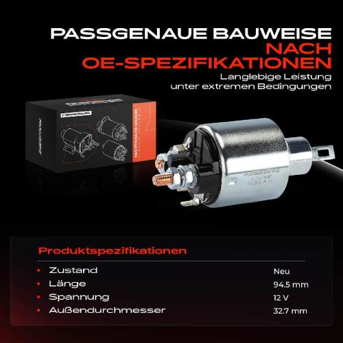 1x Magnetschalter Starter für VW Transporter 3 Bus Kasten Pritsche/Fahrgestell 24 Bild 1x Magnetschalter Starter für VW Transporter 3 Bus Kasten Pritsche/Fahrgestell 24