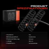 2x Fahrwerksfeder Vorderachse für Honda Prelude V BB 2.0L 1997-2000